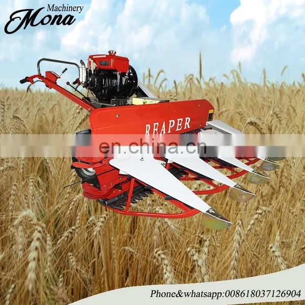 Advanced Factory Price Grain Reaper Binder/wheat Reaper /mini Rice Paddy Cutting Machine photo-3
