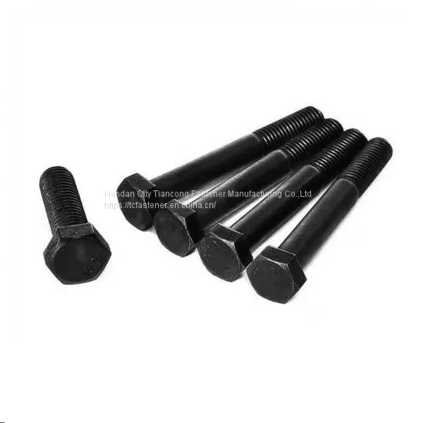 DIN933 Black Oxide Hex Bolt