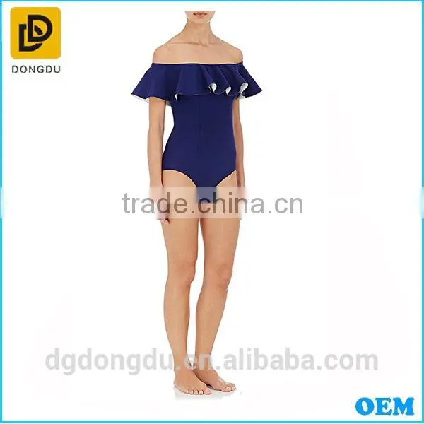 Manufactory Custom 2016 Women Sexy Fashion Swimwear One-Piece Swimsuit photo-2