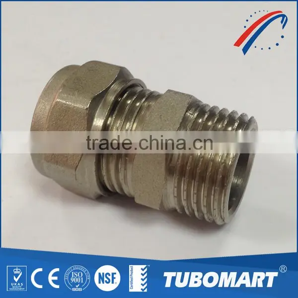 Profession Compression Coupling Demountable Brass Screw Fittings for PAP Pipes photo-3