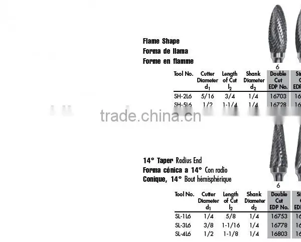 Tungsten Carbide Rotary Burr With Long Shank photo-5