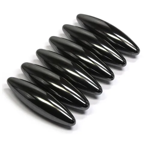 China Manufacturer Price 6cm Type Length Irregular Magnet Rattlesnake Egg Ferrite Magnet photo-2
