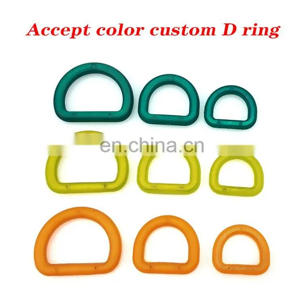Accept Color Custom D Ring PP Covered and Stainless Steel Light and Durable Ring photo-2