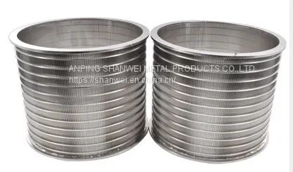 Water treatment used wedge wire screen filter mill sizing Johnson screen filter beverage processing mesh screen