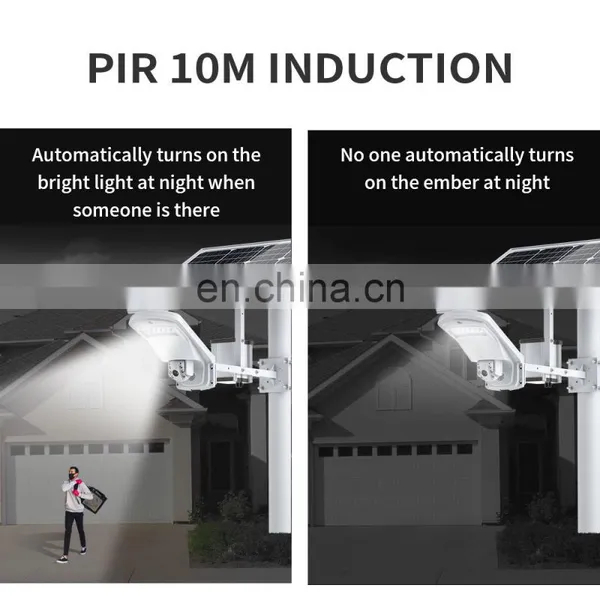 Floodlight 5MP HD Security IP Camera 3G 4G SIM Card Outdoor PTZ CCTV Surveillance Cam 40W 20A Battery Solar Panel CamHi photo-3