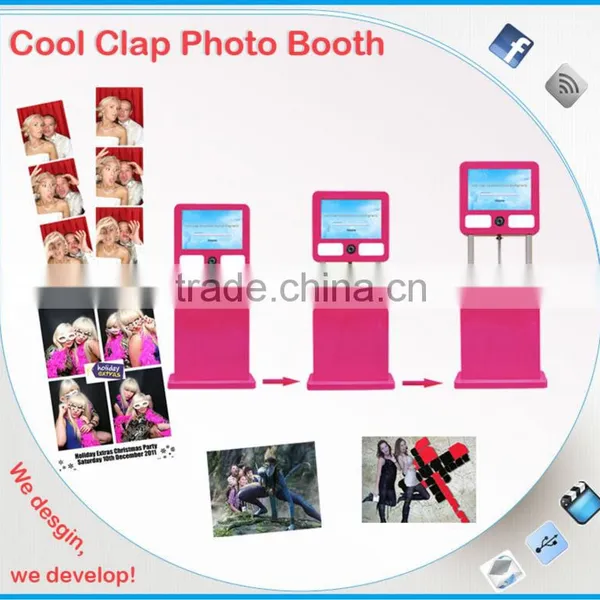 New Science Portable Photo Booth Kiosk With 3D Effect photo-2