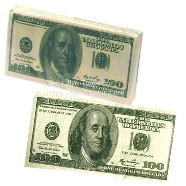 Toilet Paper Design With Money Prints