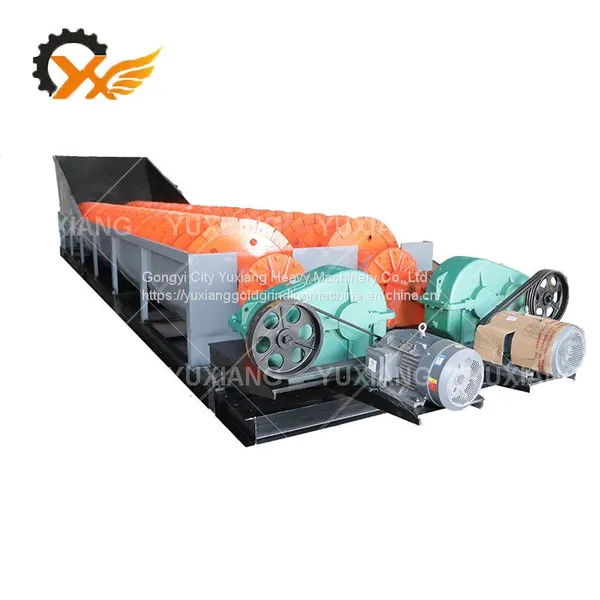 China Rotary Drum Wheel Bucket Sand Washing Machine Portable Sand Screw Washer Widely Used for Sand Washing photo-2