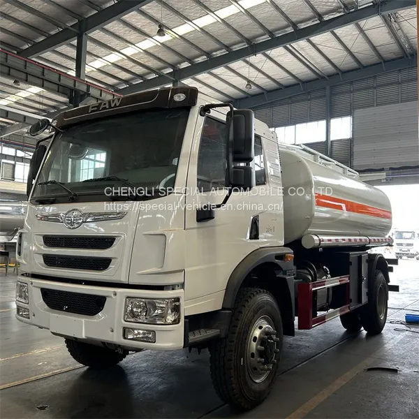 Natural Gas Diesel Oiler Truck Oil Tanker Trailer For Sale photo-3