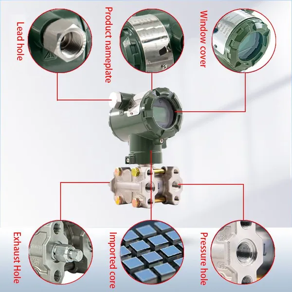 Explosion-proof Digital Display Single Crystal Silicon Differential Pressure Level Transmitter Vacuum Pressure Switch Controller Sensor photo-2