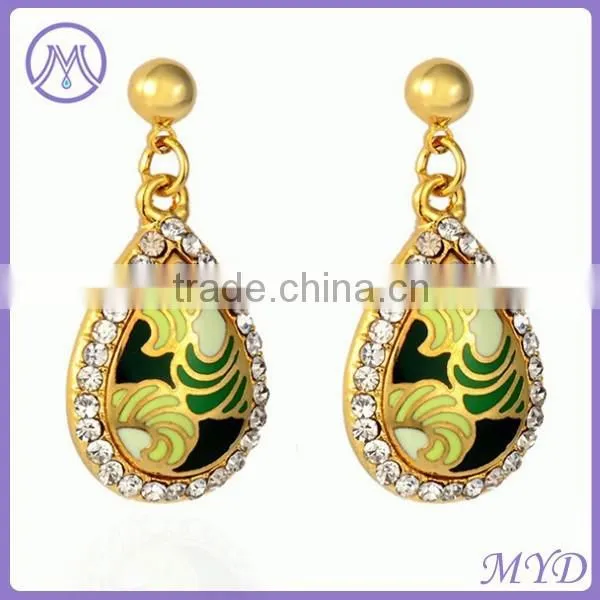 Fashion Enamel Drop Earrings Jewelry Making photo-5