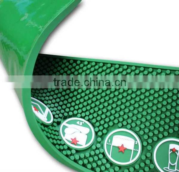 2016 New Product Non-slip PVC Bar Mat With Non-woven Fabric Bar Accessories photo-5