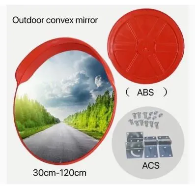 PC Road Safety Traffic Mirror Parking Curb Roadway Security Convex Mirror photo-2