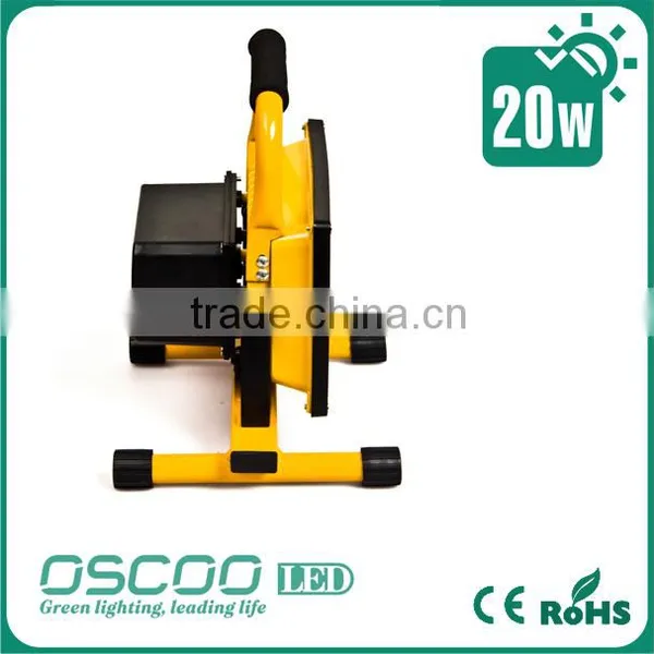 Oscoo Factory Top-Sale Camping Light Travelling Light IP65 Portable Rechargeable 20W LED Flood Light With Car Charger photo-3