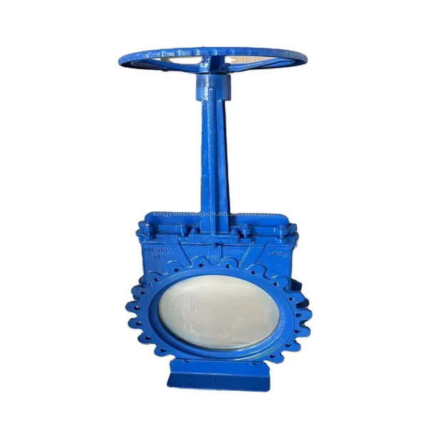 150LB12 Inch Carbon Steel SS304 SS316 CF8M Knife Gate Valve With Pneumatic Actuator photo-5
