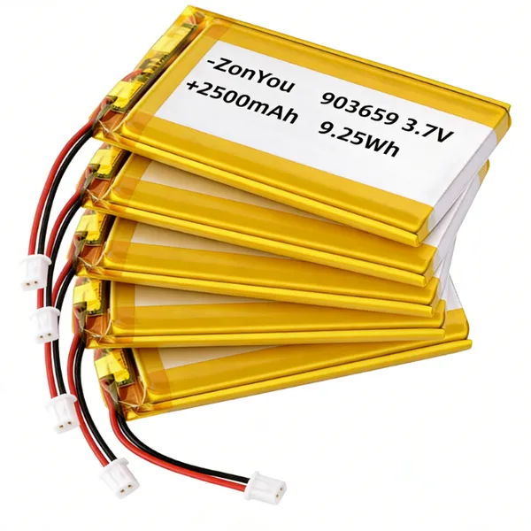 Factory Price 903659 2500mAh 3.7V Pouch Cell Lithium Polymer Batteries for Electric Power Tools photo-2