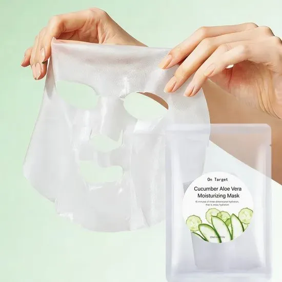 OEM&ODM Anti-Aging Peptide Facial Mask Deep Hydration Skin Repair Elasticity Boost Soothing photo-4