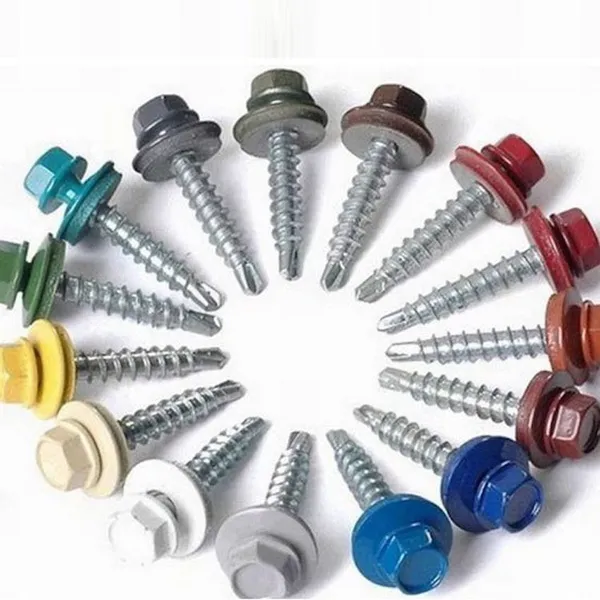 Fast Drilling Self Drilling Screws for Metal Roofing With EPDM Washer Stainless Steel 410 photo-3
