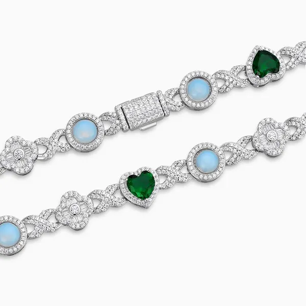 Shining Star Jewelry Fashion Women Jewelry Cz Tennis Chain Choker Necklace photo-2
