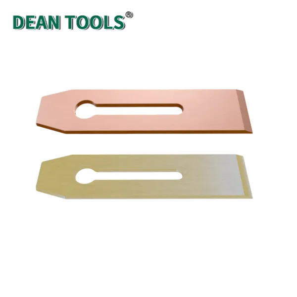 Non-Sparking Blade Of Plane Non-Sparking Replacement Bench Plane Blade Spark-Free Woodwork Hand Planer Blade,Aluminum Bronze