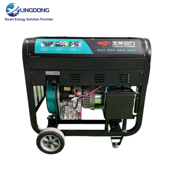 Special Discount Air Cooled Silent Type 10kW DG Set 3 Phase 10kVA Mini Diesel Generator Set Yuchai YC10000T for Household Backup