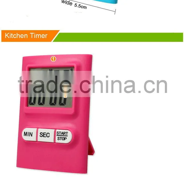 Home Appliance Electronic Kitchen Timer With Magnet