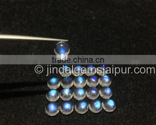 Wholesale Loose Gemstone Rainbow Moonstone Smooth Round Cabochons photo-3