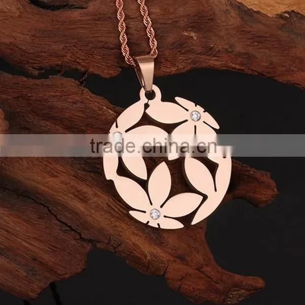 Stainless Steel Hawaiian Flower Costume Jewelry Set photo-6