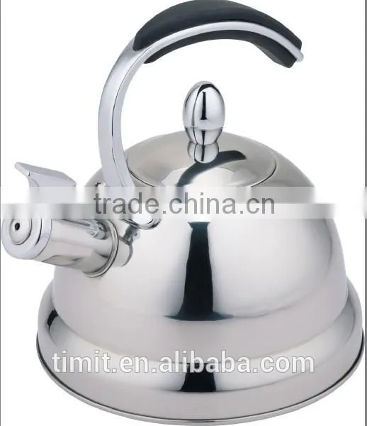 Alloy + Silicone Handle Stainless Steel Whistling Kettle 3.0 Litre