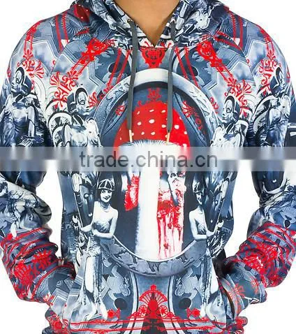 Street Wear Digital Printed Hoodie/ Long Sublimation Hoodie photo-2