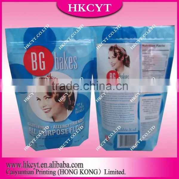 Gravure Printing Custom Design Hair Packaging Bags With Zipper photo-4