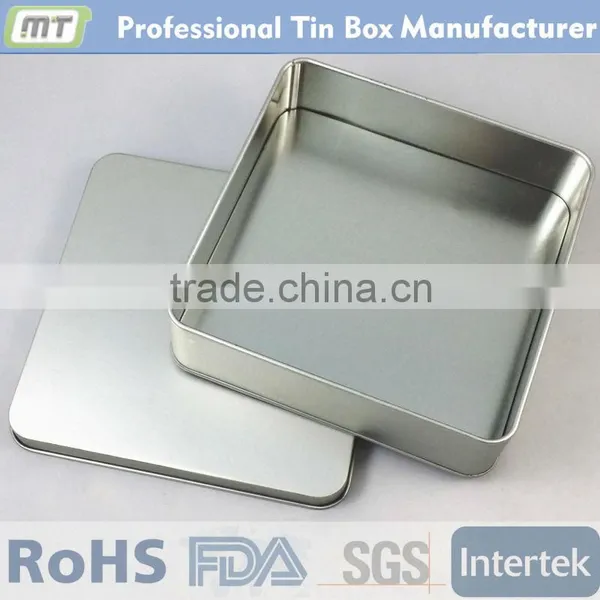 Square Silvery Tin Box photo-5