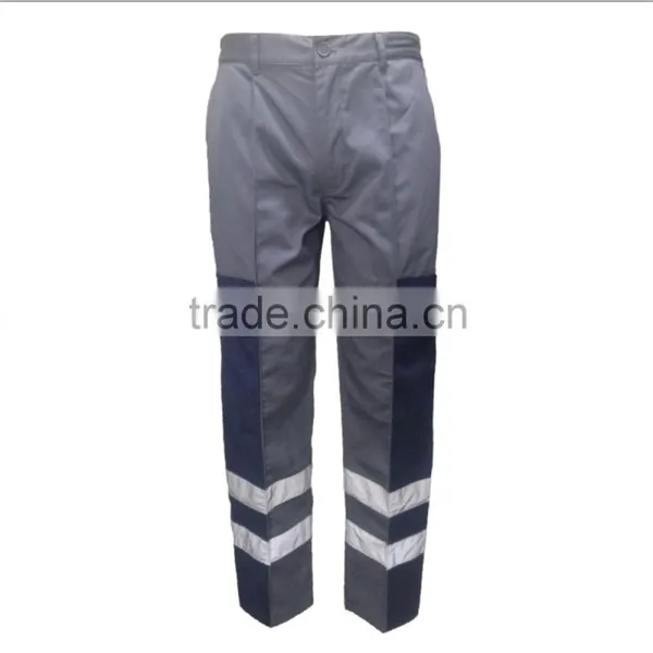 Men's Workwear Durable Cordura Ballistic Trousers With Reflective Tapes