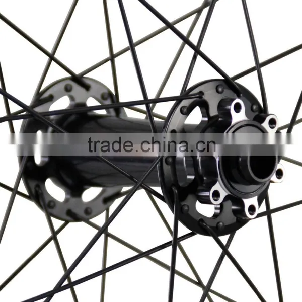 2015 New Design Carbon Fat Bike Wheelset UD Matt 26er 65mm Width Hookless Double Wall Tubeless Compatible photo-5