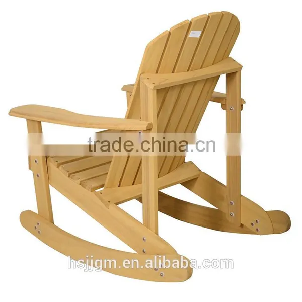 Outdoor Wooden Adirondack Rocking Chair photo-2