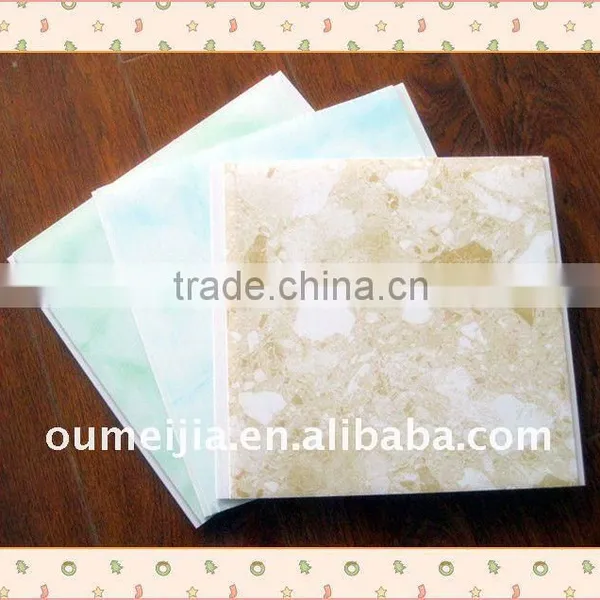 Print and Hot Stamp Foil PVC Ceiling Panel