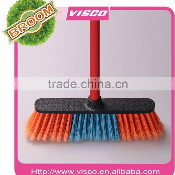 Bright Color Heavy Duty Plastic Broom,NO15B photo-3