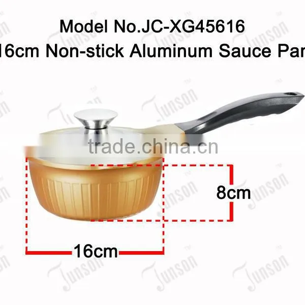 Induction Cooking Non-stick Coating Sauce Pan/16cm Non-stick Aluminum Sauce Pan With Lid photo-2