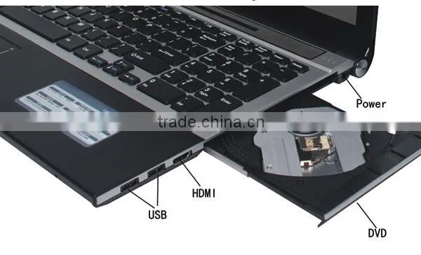 4GB+500GB 15.6inch Student Laptop D2500 Dual Core Windows 7 OS photo-2