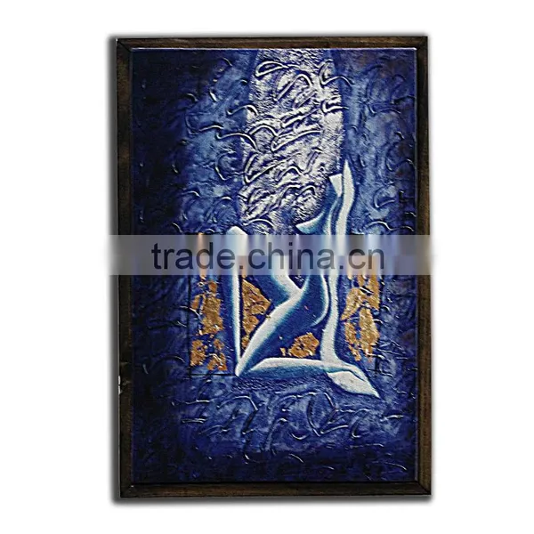 Custom Wooden Garden Plaques Abstract Art Cheap Wall Paintings