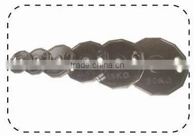 Black Rubber Coated Plates With Handle Cuts Alex Weight Plate