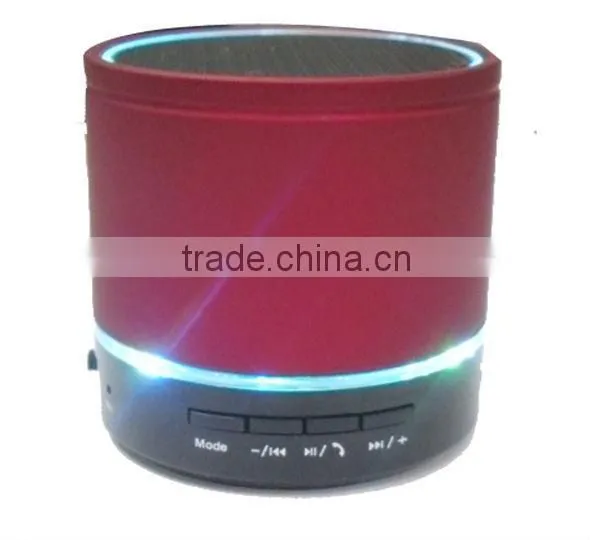 Promotional Led Light Bluetooth Speaker,SD Card Portable Speaker With LED Ring photo-3