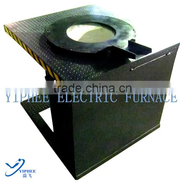 3Ton Industrial Electric Melting Furnace Hydraulic Tilting Furnace photo-2