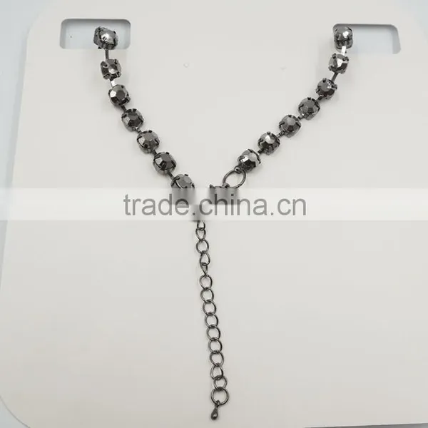 ew Arrival Women's Chain Choker Pearl Charm Bid Pandents Statement Necklace photo-2