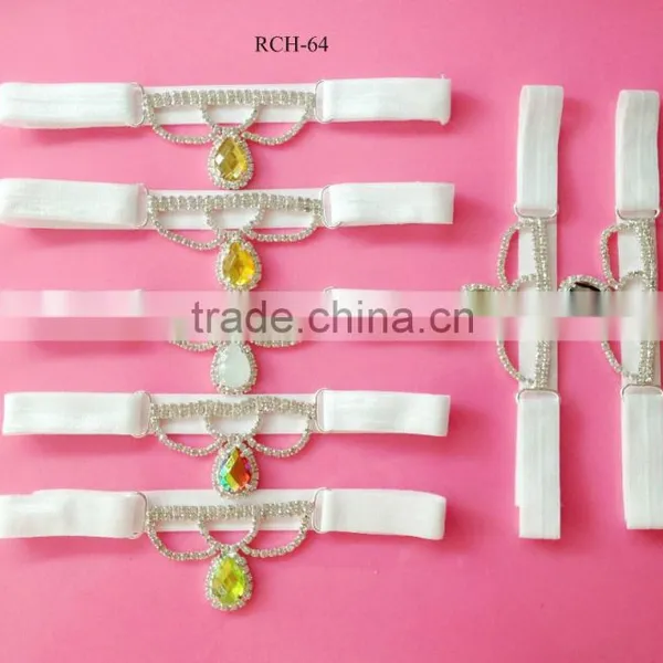 2015 Hot Selling Factory Price Pearl and Rhinestone Connector Decoration Headwear (RCH-64) photo-5