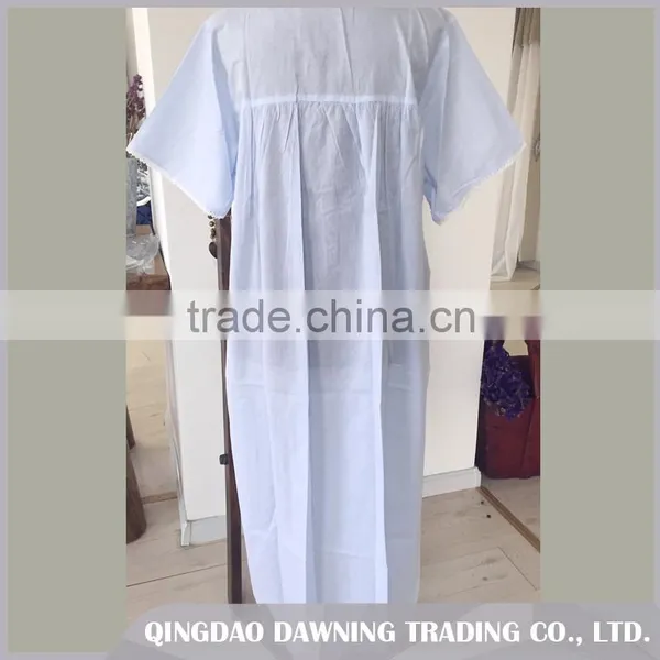 Fast Delivery Embroidered Cotton Nightgown For Women photo-2