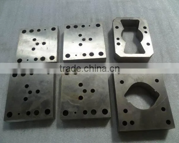 CNC machined plate