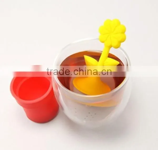 Fruit Shape FDA/LFGB Food Grade Silicone Infuser Tea Strainer photo-3