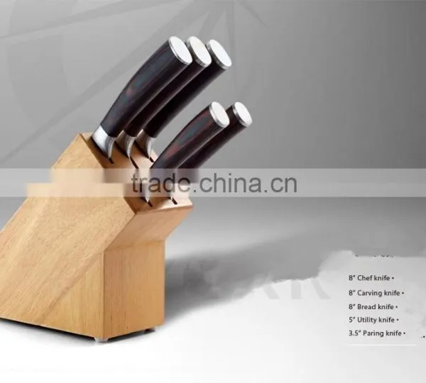 Set of 6 Pcs Cutlery Set & Kitchen Knives Set & Knife Holder