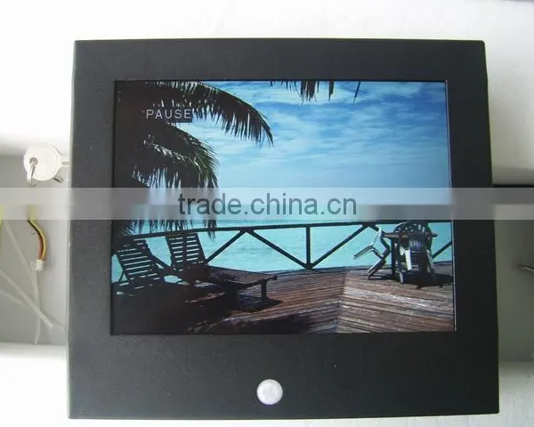 8" Lcd ad Player With Motion Sensor/elevator Lcd